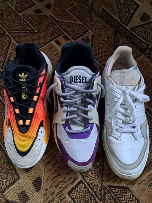 Кроссовки оригиналы 44 размер адидас, дизель