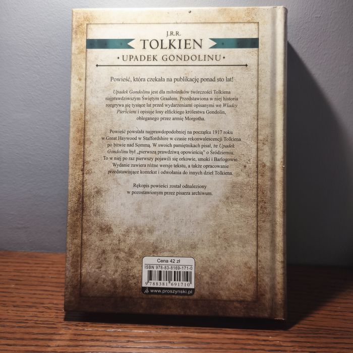 J.R.R Tolkien Upadek Gondolinu