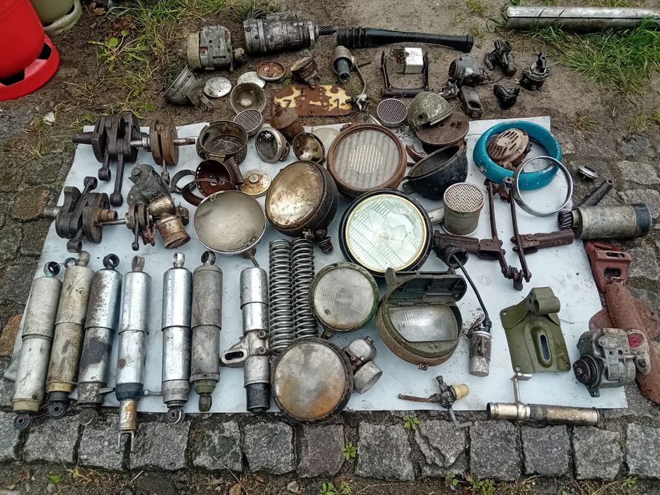 Części do starych motocykli i samochodów