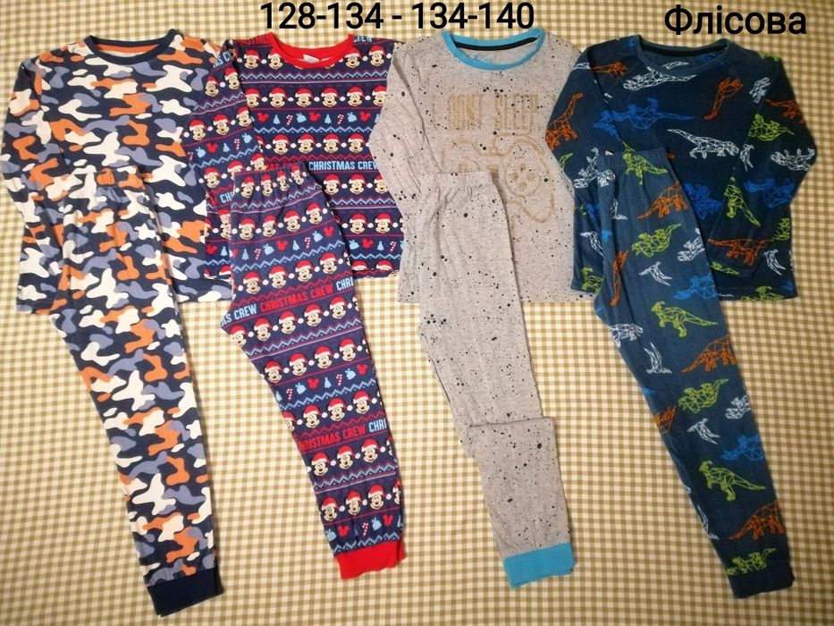 Піжами для хлопчиків. Штани. Р 80-86 до 140