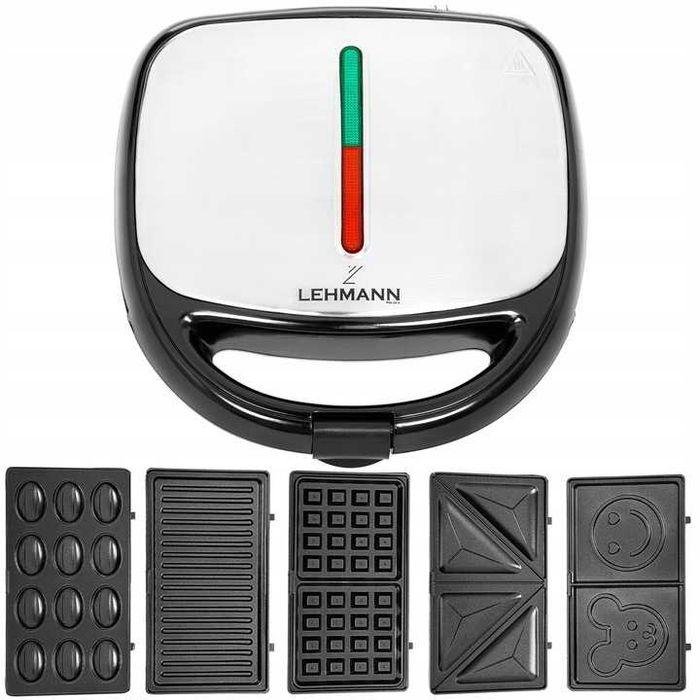 TOSTER opiekacz do kanapek GOFRÓWNICA - 5w1 różne wkładki - DLA DZIECI