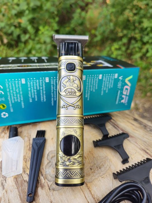 Професійний тример vgr 097 трімер окантовочний триммер  2000 mah акум