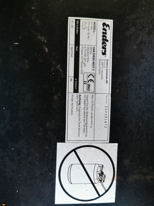 Grill gazowy ENDERS SAN DIEGO 3 6,75Kw z Niemiec