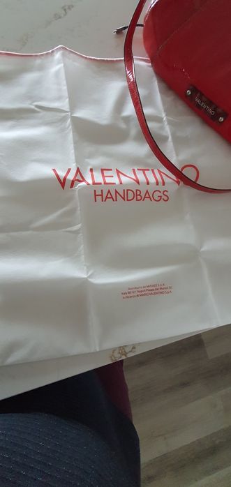 Mala marca " Valentino " vermelha