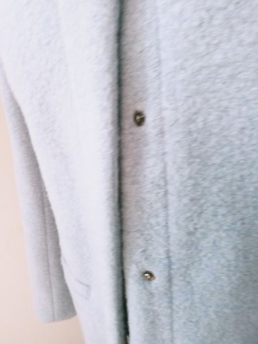 Kurtka blekit zatrzaski prosta 36 only