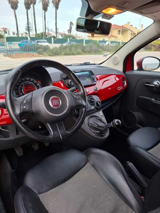 Fiat 500 vermelho