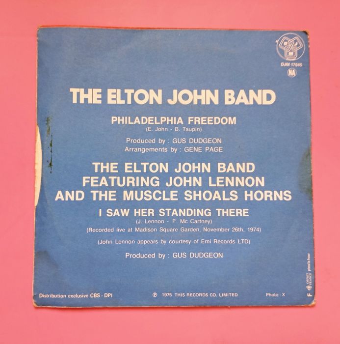 Discos de vinil Elton John 7".Leia descrição.