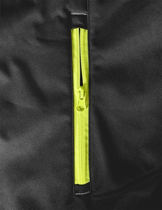 Kurtka Mix&Match Softshell, Czarno-Żółta, Rozmiar L