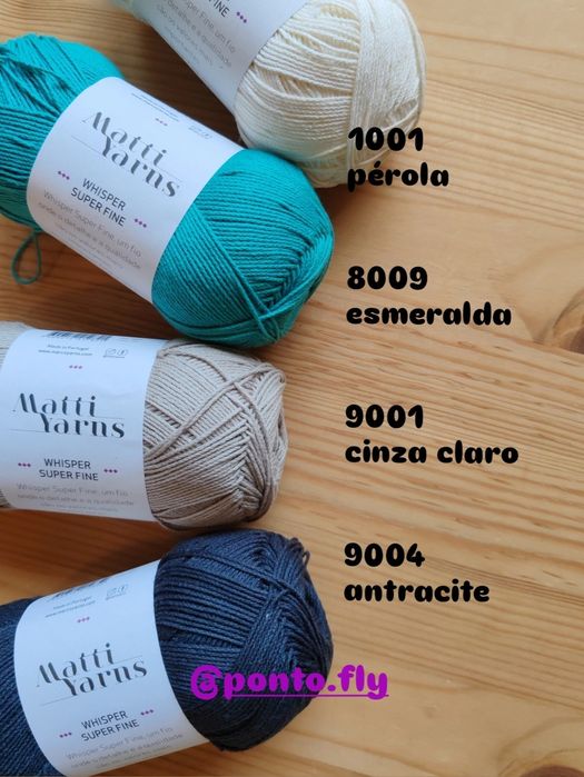 Fio algodão Whisper Superfine