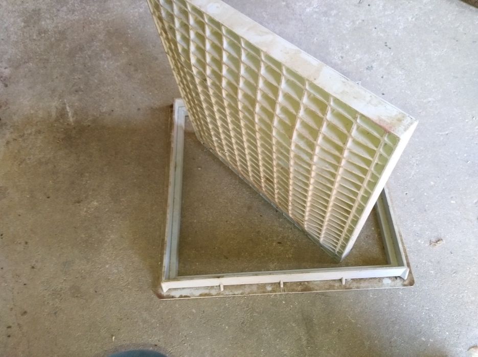 Grelha pvc 40x40