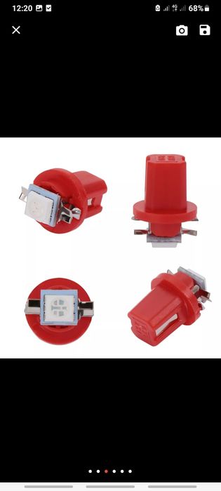 Светодиодная лампа 10шт Т5 В8 5D 509T B8 5 smart лада гранта калина Ве