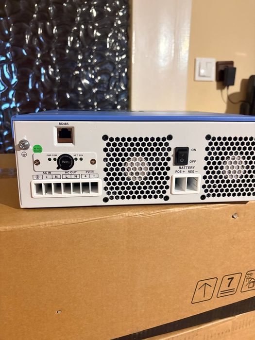 Гибридный солнечный инвертор ANENJI 4.2квт 24V 4200VA/4200V Wifi
