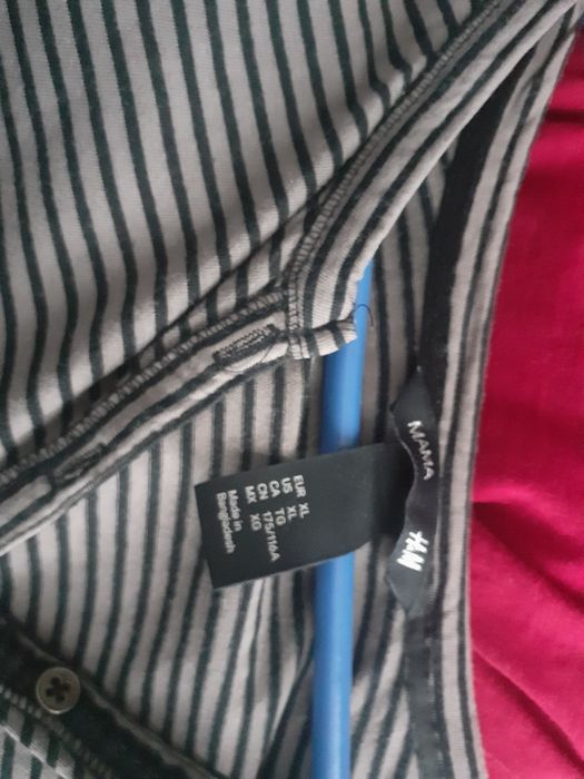 Paka ubrań ciazowych roz XL h&m jeansy bluzka koszula tunika