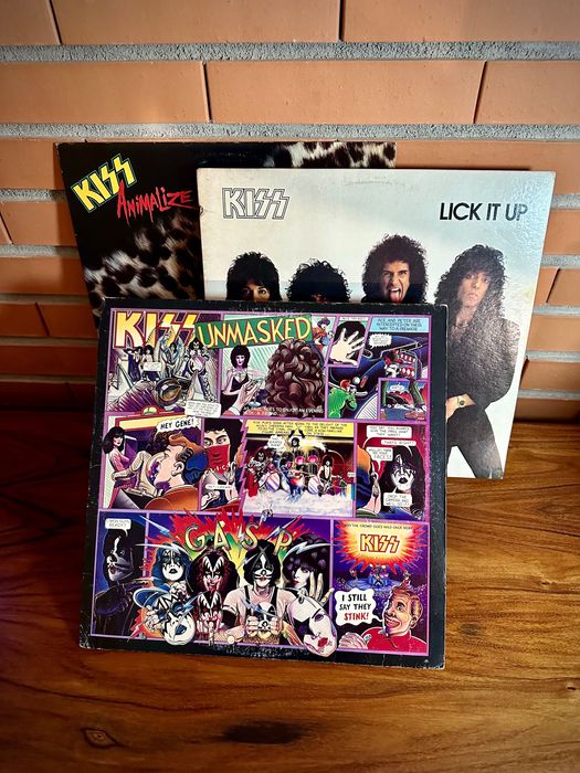 3 Discos de vinil dos KISS
