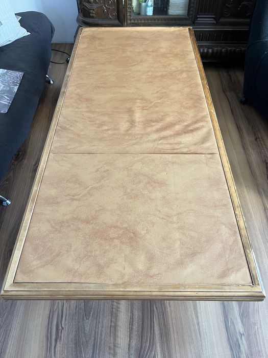 Ława duża drewniana antyk, do renowacji, vintage