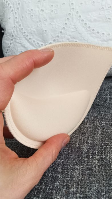 Almofada push up 3D enchimento de sutiã