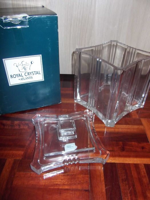 Caixa quadrada colecção/Collection square box-Royal Cristal Atlantis