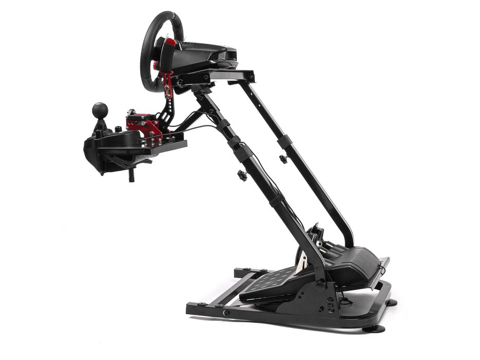 Solidny STOJAK z SZEROKĄ PÓŁKĄ kokpit Stelaż na Kierownicę Logitech