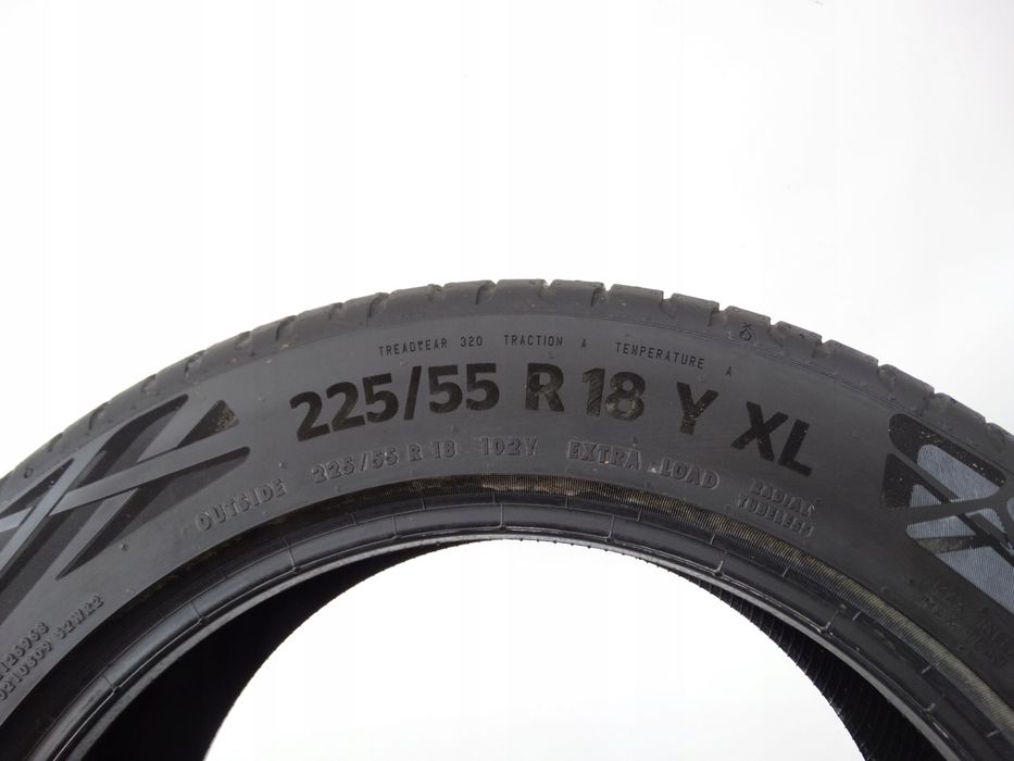 continental ecocontact 6 q 225/55 r18 102y 6,3mm 2024 komplet opon letnich