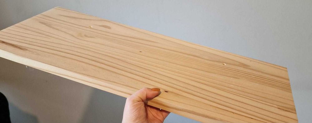 Półki wiszące drewniane – 2 sztuki