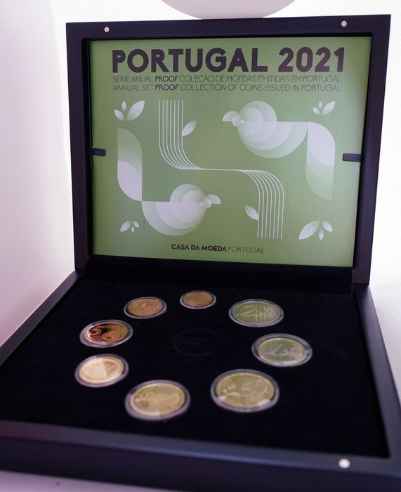 8 Moedas Portugal em Proof Caixa - 2021