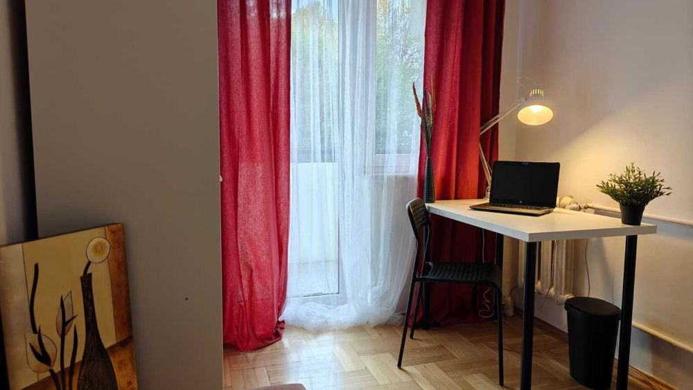 Pokój jednoosobowy z BALKONEM * RONDO ŻABA * Metro Targówek