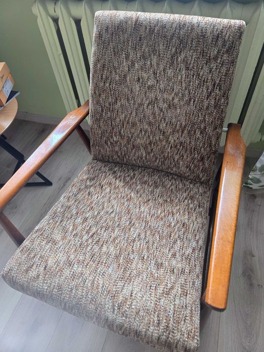 Fotel tapicerowany, wysoki połysk  4 sztuki