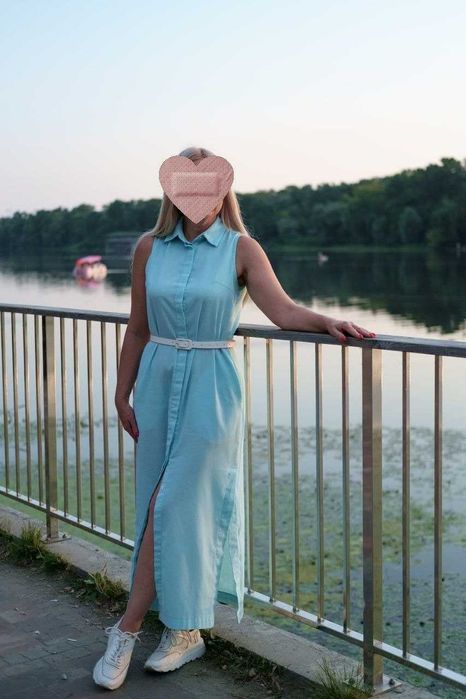 Платье рубашка dressa в составе лен