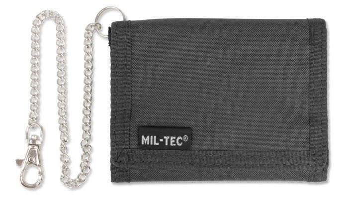 Portfel z łańcuchem Mil-Tec - Czarny