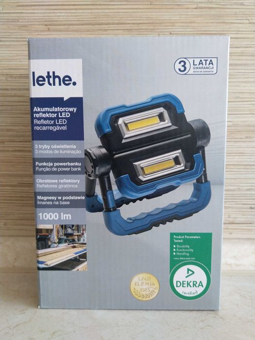 OKAZJA Akumulatorowy reflektor /y LED 1000lm 10W powerbank Wysyłam