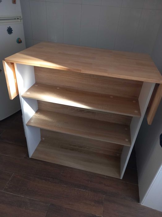 Ilha de cozinha + 2 bancos altos