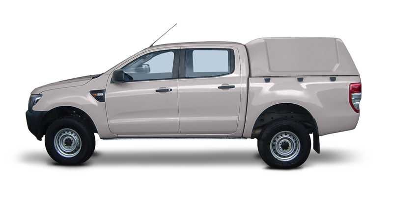 Zabudowa paki Ford Ranger (2012-22) Boki Pełne Hardtop 4x4