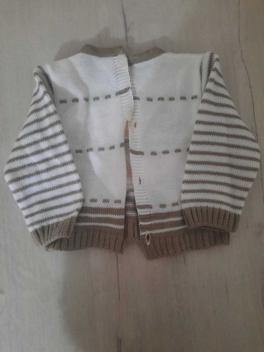 Casaco de lã para bebé 1 mês