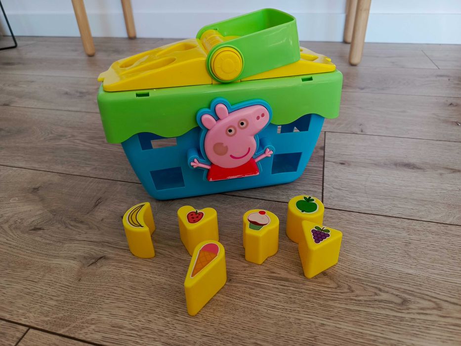 Świnka Peppa - koszyk / sorter z dźwiękiem