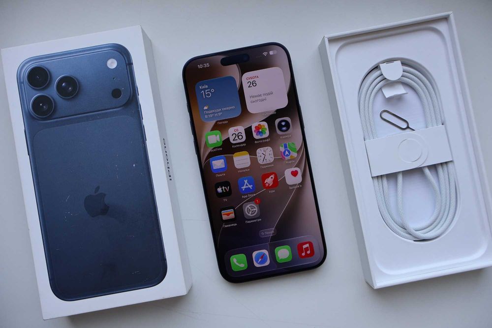 Apple Iphone 17 Pro Max 512Gb Deep Blue Neverlock Оригінал!