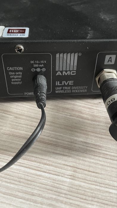 Bezprzewodowy mikrofon ilive uhf true diversity wireless receiver