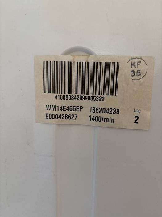 Máquina de lavar roupa SIEMENS – 7 kg (para reparação ou peças)