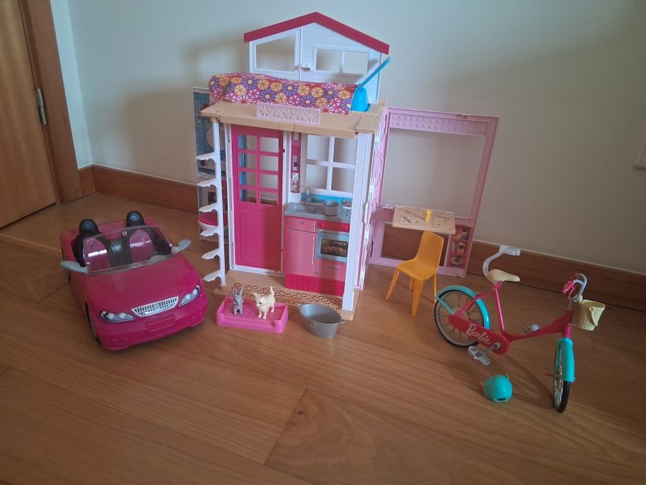Casa + Carro + Bicicleta  _ BARBIE