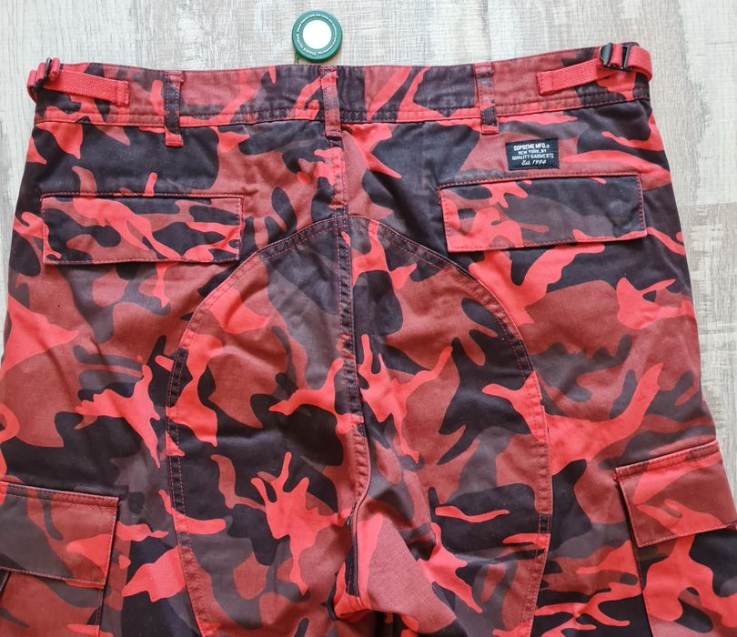 Штани Supreme Cargo Pants ss23 red camo: 7 900 грн. - Спортивные