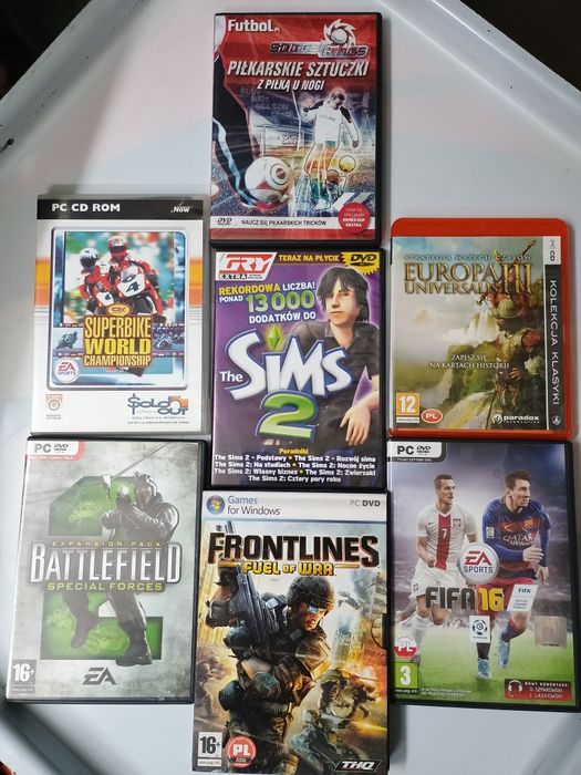 Gry PC komputerowe cena za komplet