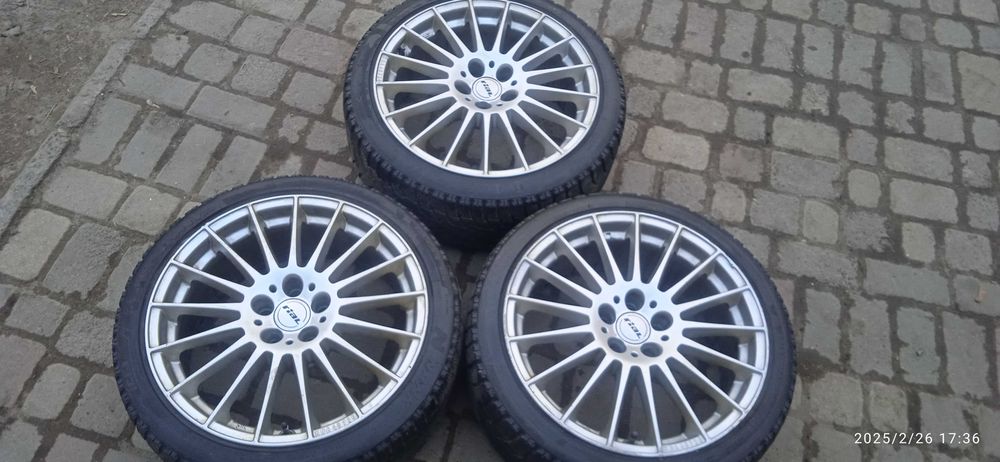 Титан. диски R18 5х112 з рез, 225/40 R18  - 3шт (прив. з Норвегії)