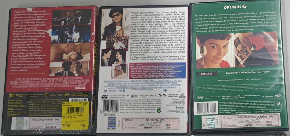 Pack nº 1 com 6 Filmes
