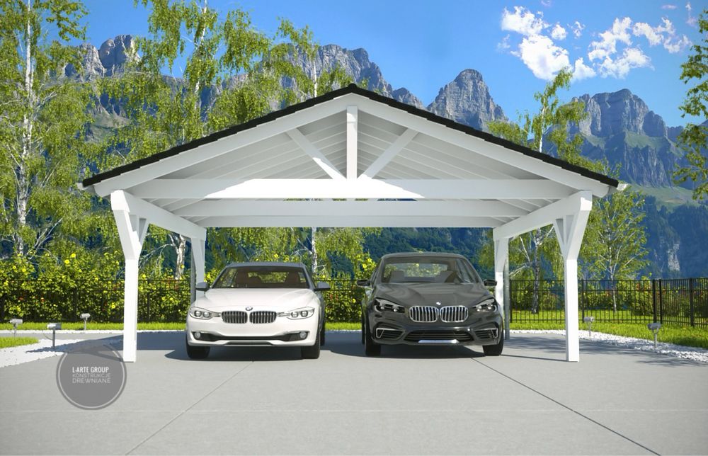 Wiata garażowa Altana 690x590 cm carport Producent