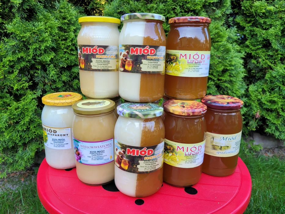 Miód z prywatnej pasieki 2025 dowóz wysyłka