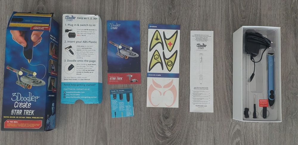 Caneta 3d 3doodler Star Trek