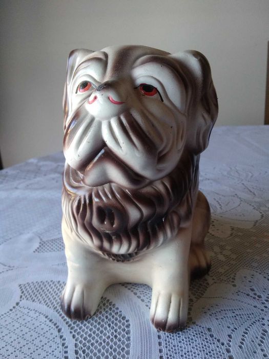 Cão Mealheiro em Barro Antigo