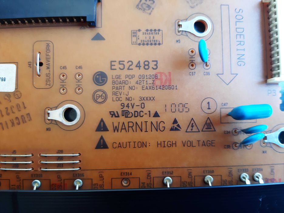 Peças Plasma LG 42PJ350-ZA