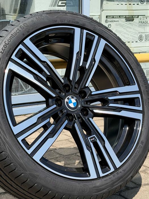 Nowe koła 20 cali BMW serii 5 i5 G60 G61 G68 6 G32 czarno srebrne ramienne