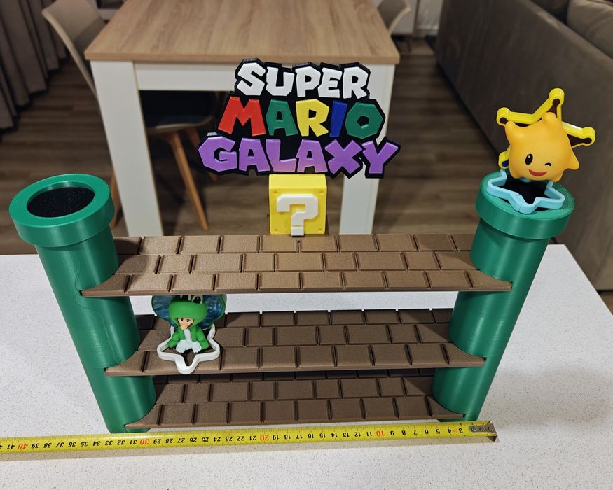 Expositor figuras Super Mario Galaxy McDonalds