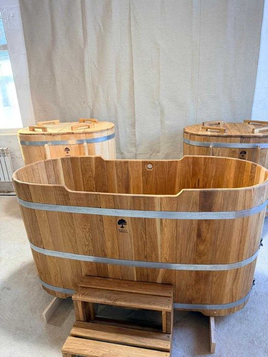 Бочка купель дубова